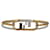 Fendi O'Lock-Armband aus goldenem Kristall Metall Vergoldet  ref.1316449