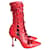 Autre Marque Liudmila botas de cobra vermelha Drury Lane Vermelho Píton  ref.1316483