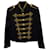 Nili Lotan Jaselle Cropped Embroidered Jacket In Black Wool  ref.1316506