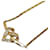 Dior Strass-Herz-Halskette Metall  ref.1316534