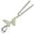 Dior Collar con colgante de mariposa con diamantes de imitación Metal  ref.1316548