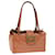 FENDI Zucchino Canvas Mamma Baguette Shoulder Bag Orange Auth 69113  ref.1316658