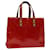 LOUIS VUITTON Monogram Vernis Reade PM Hand Bag Red M91088 LV Auth tb1052 Patent leather  ref.1316668