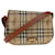 Autre Marque Burberrys Nova Check Shoulder Bag PVC Beige Brown Auth bs12773  ref.1316682