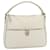 GUCCI GG Supreme Hand Bag PVC Leather White 189898 auth 68808  ref.1316685