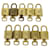Louis Vuitton Vorhängeschloss 10Set Gold Tone LV Auth 68922 Metall  ref.1316694