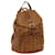 MCM Vicetos Logogram Backpack PVC Brown Auth 68162  ref.1316700