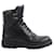 Moncler Leather boots Black  ref.1316836