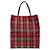 Burberry Nova Check Synthétique Rouge  ref.1316846