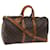 Louis Vuitton Keepall Bandouliere 50 Brown Cloth  ref.1316864