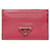Prada Saffiano Leather Card Case Pink Pony-style calfskin  ref.1316892