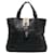 Burberry Leather Tote Bag Black Pony-style calfskin  ref.1316906