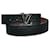 Louis Vuitton LV Initiales Reversible Bracelet Black Pony-style calfskin  ref.1316996
