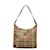 Burberry House Check Canvas Shoulder Bag Brown Cloth  ref.1317048