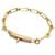 Hermès 18Pulsera de cadena Kelly con diamantes en oro k Dorado  ref.1317067