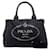 Prada Canapa Logo Handbag Black Cloth  ref.1317092
