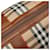 Burberry Bolsa Boston de lona xadrez Haymarket Marrom  ref.1317110