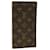 Louis Vuitton Porte carte Vertical Marrom Lona  ref.1317138
