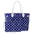 Louis Vuitton Neverfull MM Blue Leather  ref.1317275