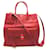 Balenciaga Leather Padlock All Afternoon Tote Red Pony-style calfskin  ref.1317345
