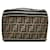 Fendi Zucca Canvas Vanity Bag Brown Cloth  ref.1317375