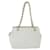 Chanel shopping Branco Couro  ref.1317410