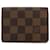 Louis Vuitton card case Brown Cloth  ref.1317477