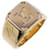 Louis Vuitton Monogram Ring Signet Golden  ref.1317553