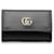 Gucci Estuche para llaves de cuero GG Marmont Negro Becerro  ref.1317591