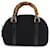 Gucci Mini Bamboo Handbag Black Cloth  ref.1317606