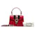 Gucci Mini Sylvie Leather Shoulder Bag Red Pony-style calfskin  ref.1317609