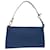 Louis Vuitton Pochette Blau Leder  ref.1317701