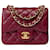 Sac Chanel Timeless/Classic in Burgundy Leather - 101810 Dark red  ref.1317720