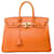 Hermès HERMES BIRKIN BAG 35 in Orange Leather - 101759  ref.1317721