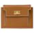 Hermès HERMES Kelly Pocket Accessory in Golden Leather - 101796  ref.1317723