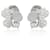 TIFFANY & CO. Boucles d'oreilles fleurs en papier en platine 0.76 ctw  ref.1317738