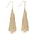 TIFFANY & CO. Elsa Peretti Mesh Scarf Earrings Small Model  (Yellow gold)  ref.1317753