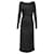 Dries Van Noten black draped jersey dress Viscose  ref.1317790