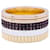 Boucheron “Quatre Classique Large” ring in three golds. White gold Yellow gold Pink gold  ref.1317807