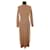 SéZane Wool dress Camel  ref.1317819
