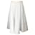 Autre Marque Alexander McQueen Ivory Denim Midi Skirt Cream Cotton  ref.1317874