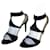 Sergio Rossi sandales Toile Noir  ref.1317921