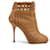 Sapatos de salto alto Gucci EU39 Marrakech em couro marrom claro com bico aberto, tamanho US8.5. Caramelo  ref.1317923