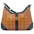 MCM handbag purse bag Visetos shoulder bag small cognac logo print  ref.1317935