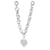 TIFFANY & CO. Heart Tag Necklace in Sterling Silver Silvery Metallic Metal  ref.1317947