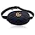 Gucci Taille de sac de taille de ceinture Marmont GG matelassée en cuir noir 65/26  ref.1317975