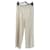 Autre Marque NON SIGNE / UNSIGNED  Trousers T.US 2 polyester White  ref.1318077