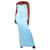 Autre Marque Vestido espartilho sem alças azul claro - tamanho UK 12 Triacetato  ref.1318113