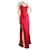 Staud Red satin slip dress - size M Acetate  ref.1318114