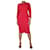 Max Mara Vestido midi entallado rojo - talla Roja  ref.1318121